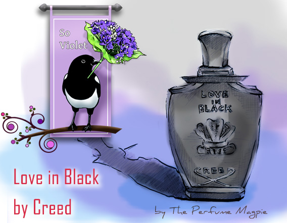 Love in Black by Creed - Illustration by The Perfume Magpie