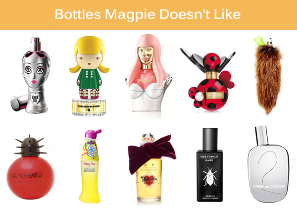 The Perfume Bottles Magpie Dislike