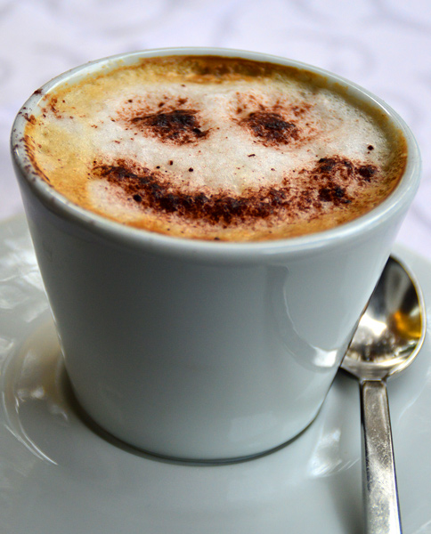 Smile, smile, smile... What incredible 3 days! Even the coffee I had at the end of Day 3 reflected my feelings! | Photo by The Perfume Magpie